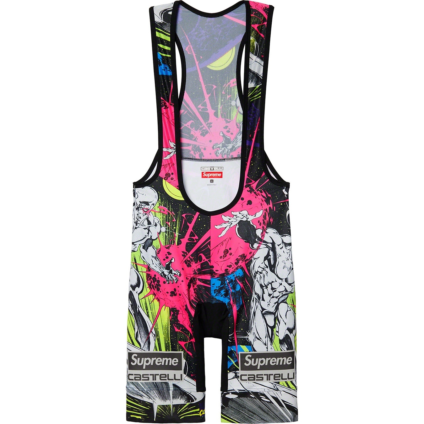Supreme®/Castelli Silver Surfer Cycling Bib Short view 2